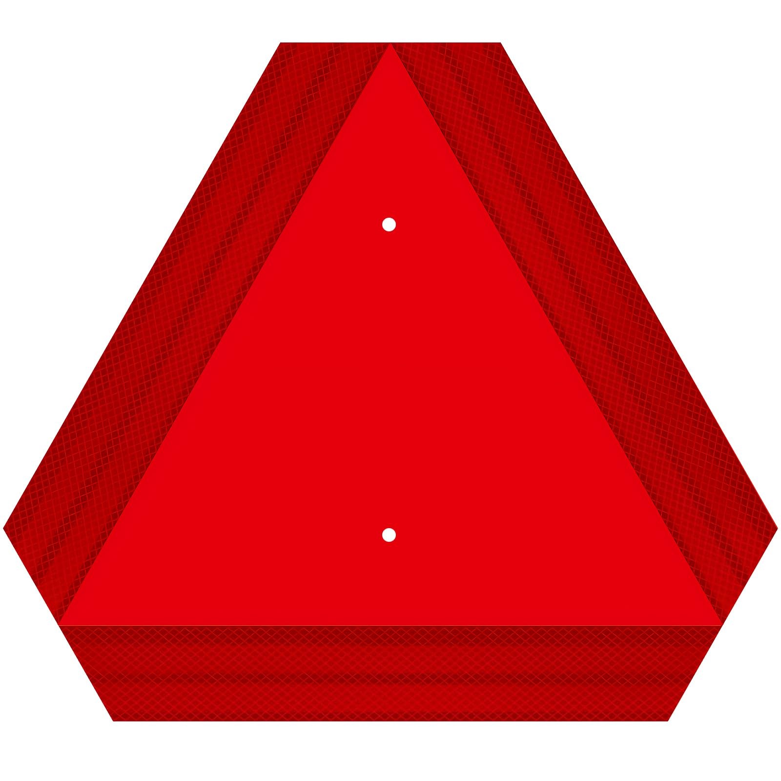 Slow Moving Vehicle Triangle Sign, Rust Free Aluminum, 14&Prime;X16&Prime;, 40mil Thick R…