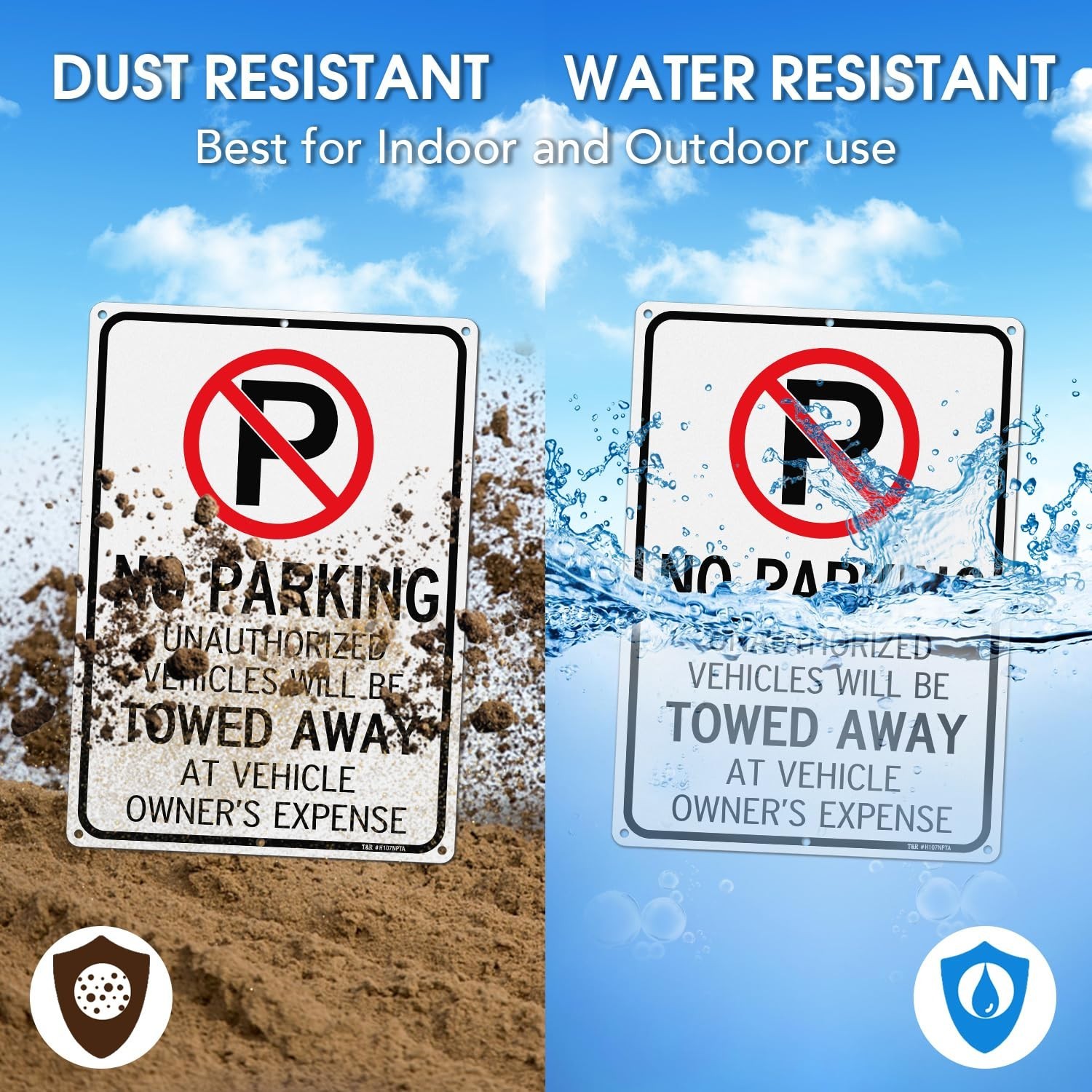 No Parking Sign – Unauthorized Vehicles Towed Away At Vehicle Owner&rsquo;s Expense…