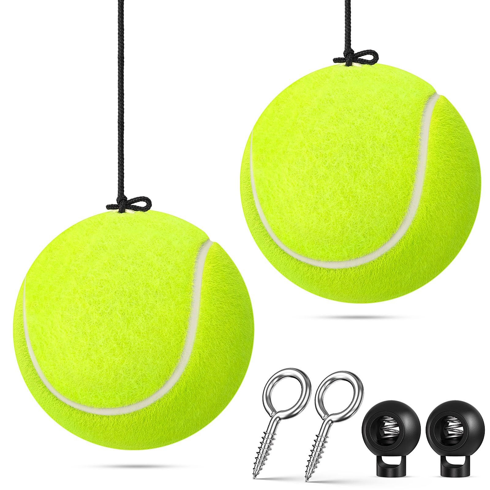 SARDVISA 2-Packs Tennis Ball Garage Parking Aid 2 Packs, fluorescent yellow