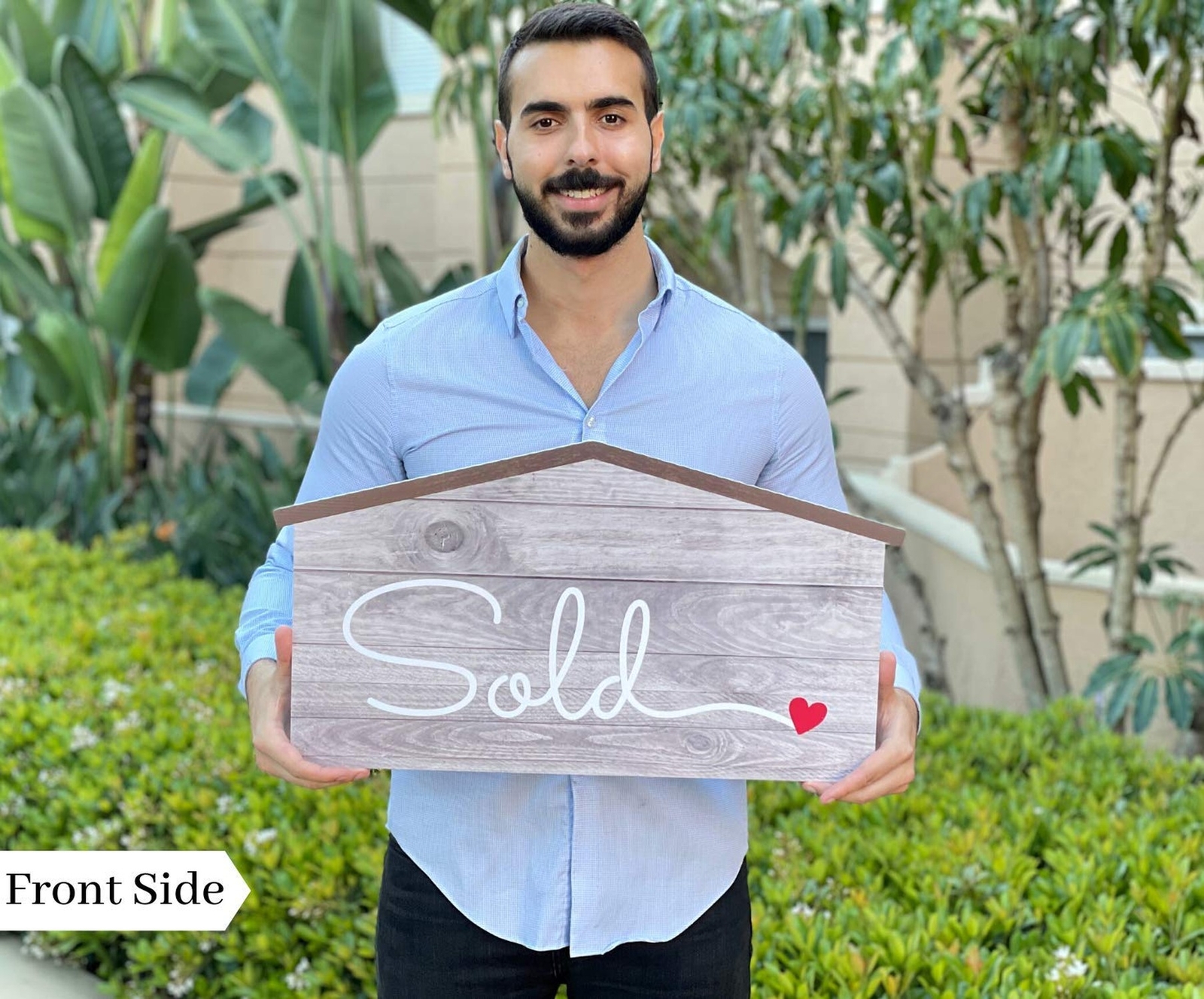 House Shaped Real Estate Prop Sign Large (24 inch) Large (24 inch)