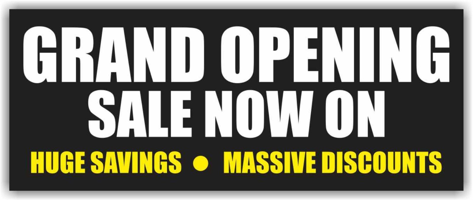 GRAND OPENING SALE NOW Advertising Banner Vinyl Mesh Sign HUGE SAVINGS DISCOUNTS