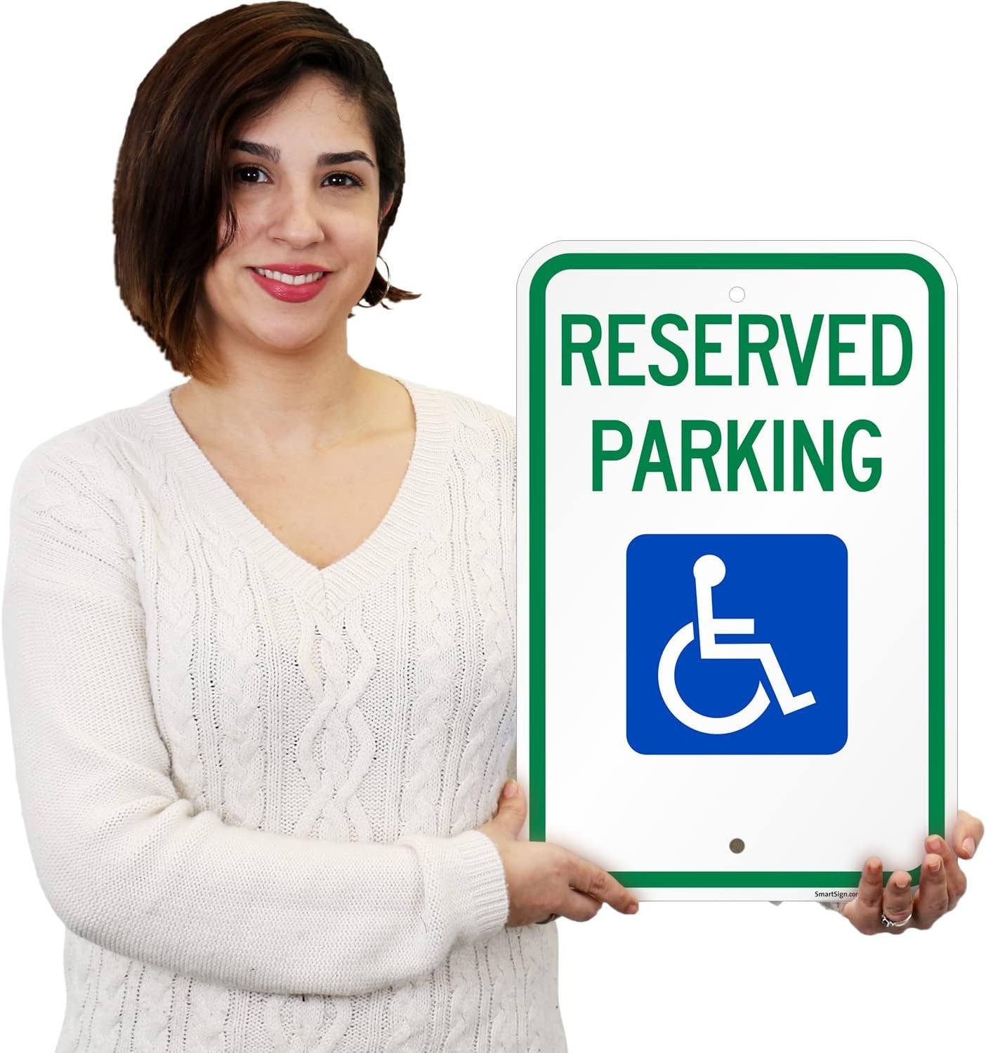 Professional Reserved Parking Sign – 12×18 Aluminum