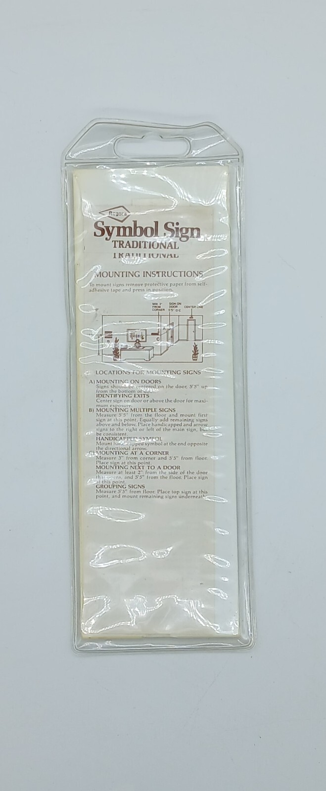 Vintage EMPLOYEES ONLY Door Sign/ Office Sign Peel And Stick NEW