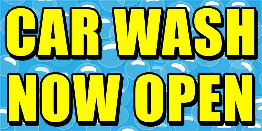 Car Wash Now Open For Sale Advertising Vinyl Banner Flag Sign Many Sizes