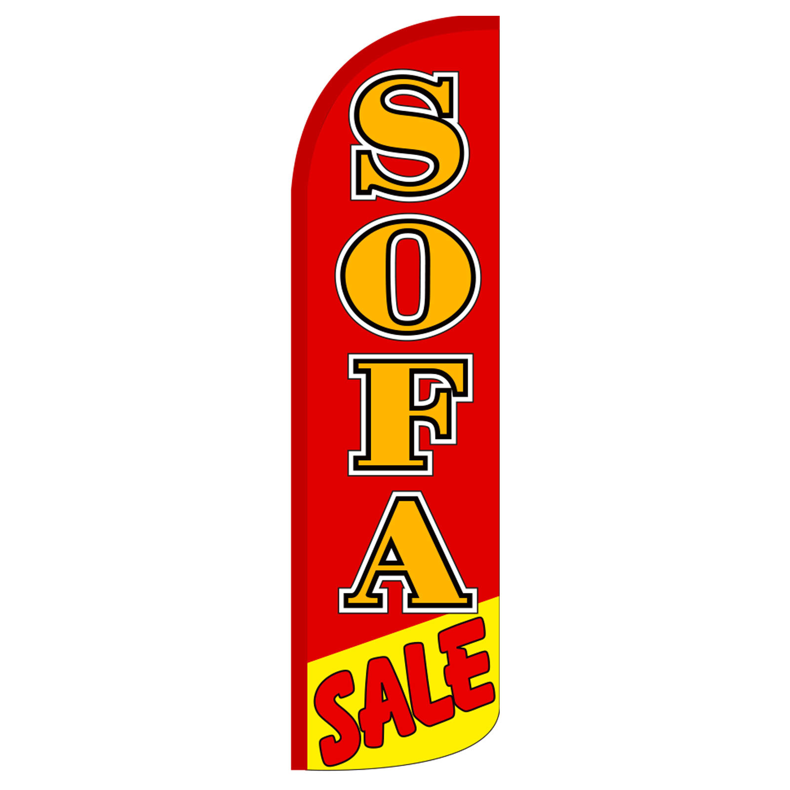 Sofa Sale Extra Wide Windless Swooper Flag