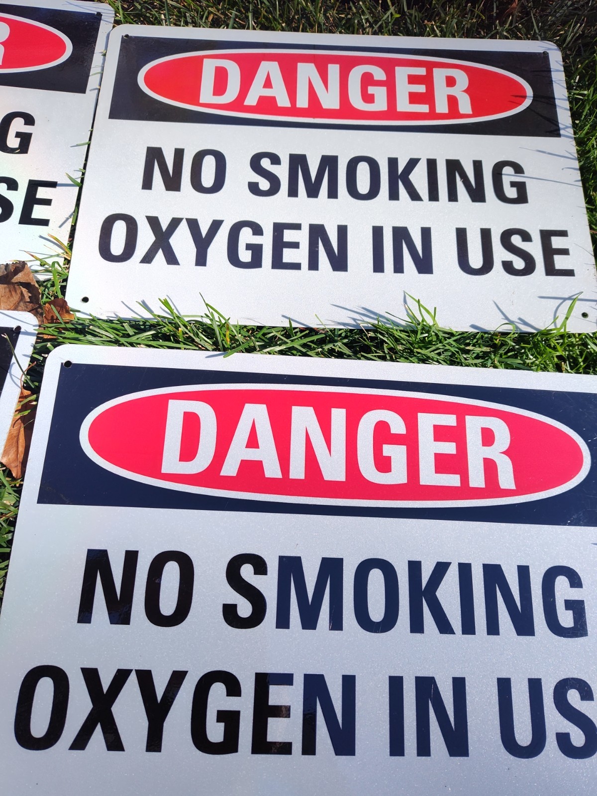 LOT Of 7_14x10 Danger Sign in,Aluminum