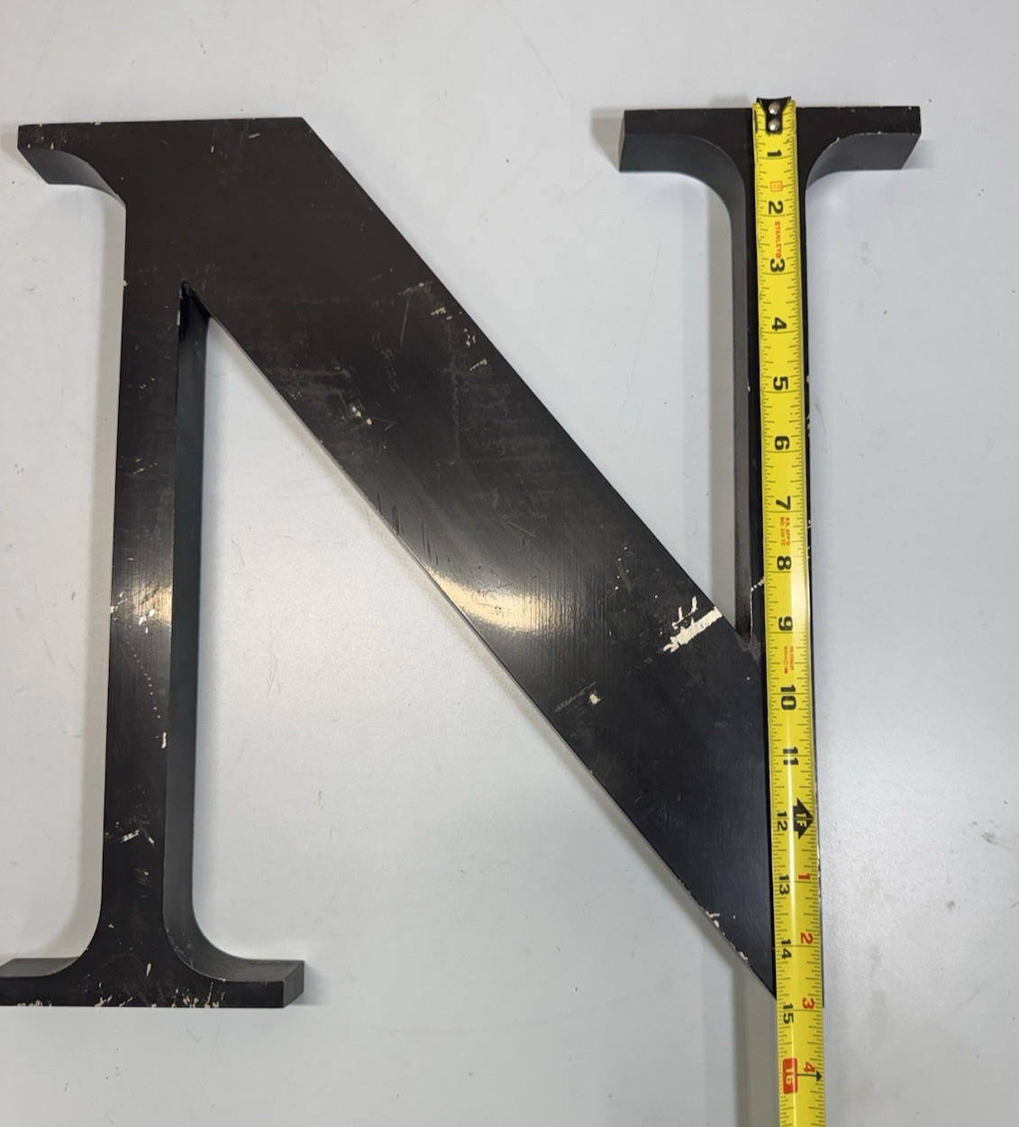Gemini Inc 15” Cast Aluminum Architectural Letter Sign Black Commercial Letters