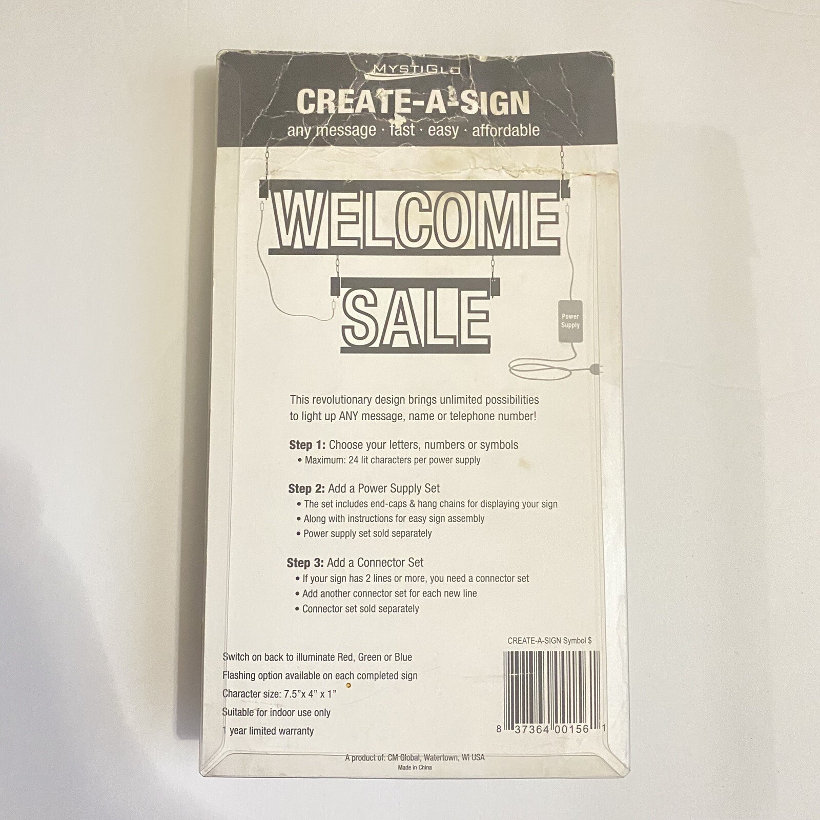 Custom Mystiglo Business Signage For Store Create Sign 3 Color Light Symbol $