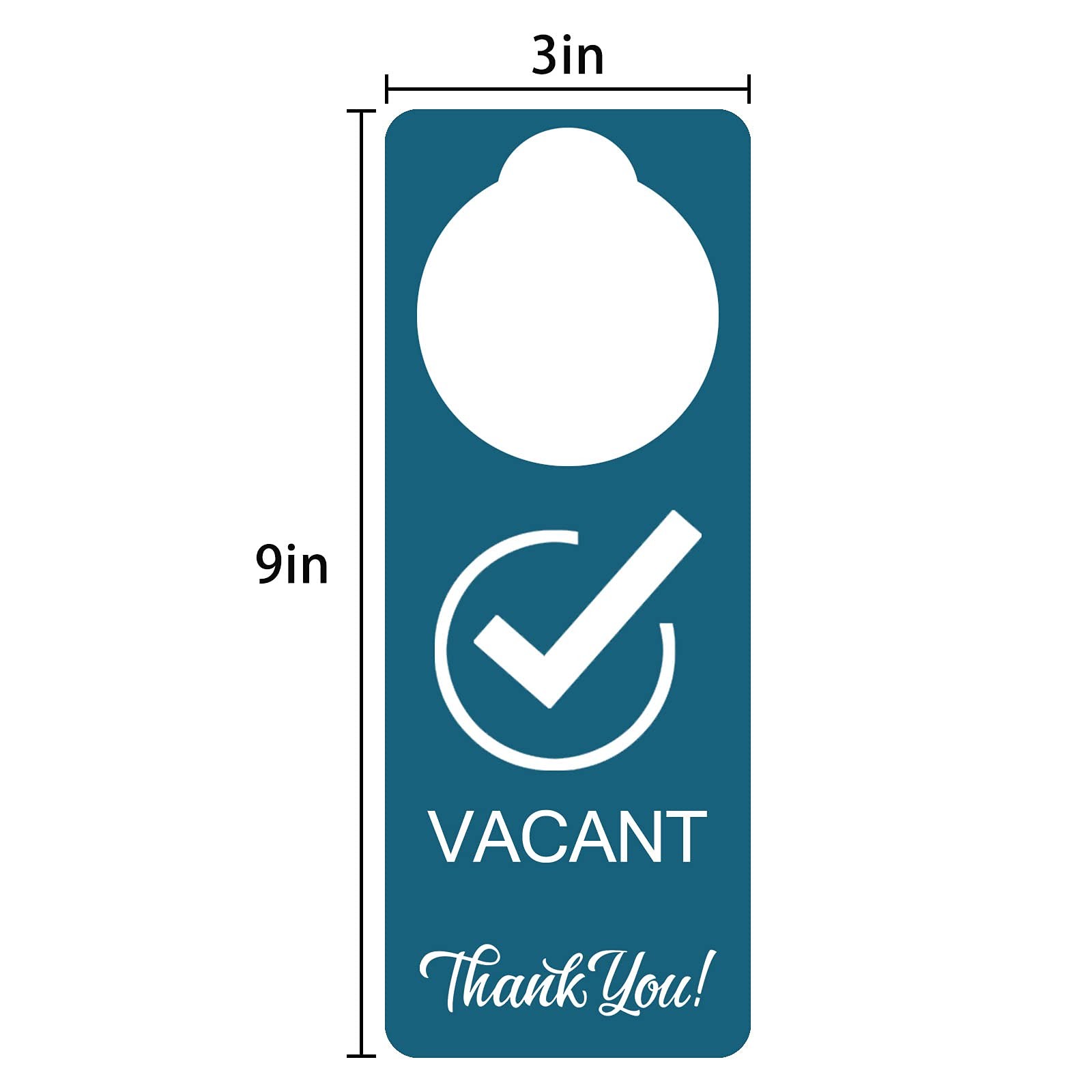 Vacant Occupied Sign, 2 Pack, Double Sided,Door Hanger Sign for Home Office Rest