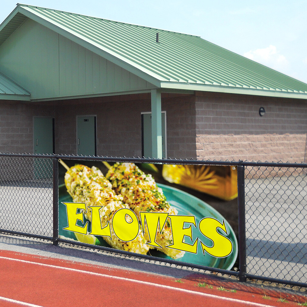 Vinyl Banner Multiple Sizes Elotes Outdoor Advertising Printing Outdoor