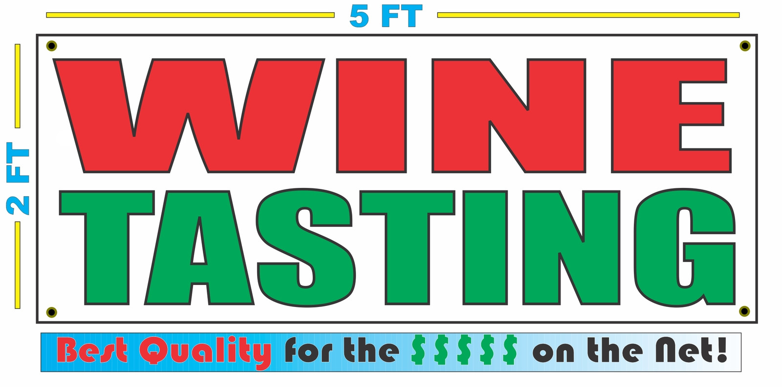WINE TASTING Banner Sign NEW