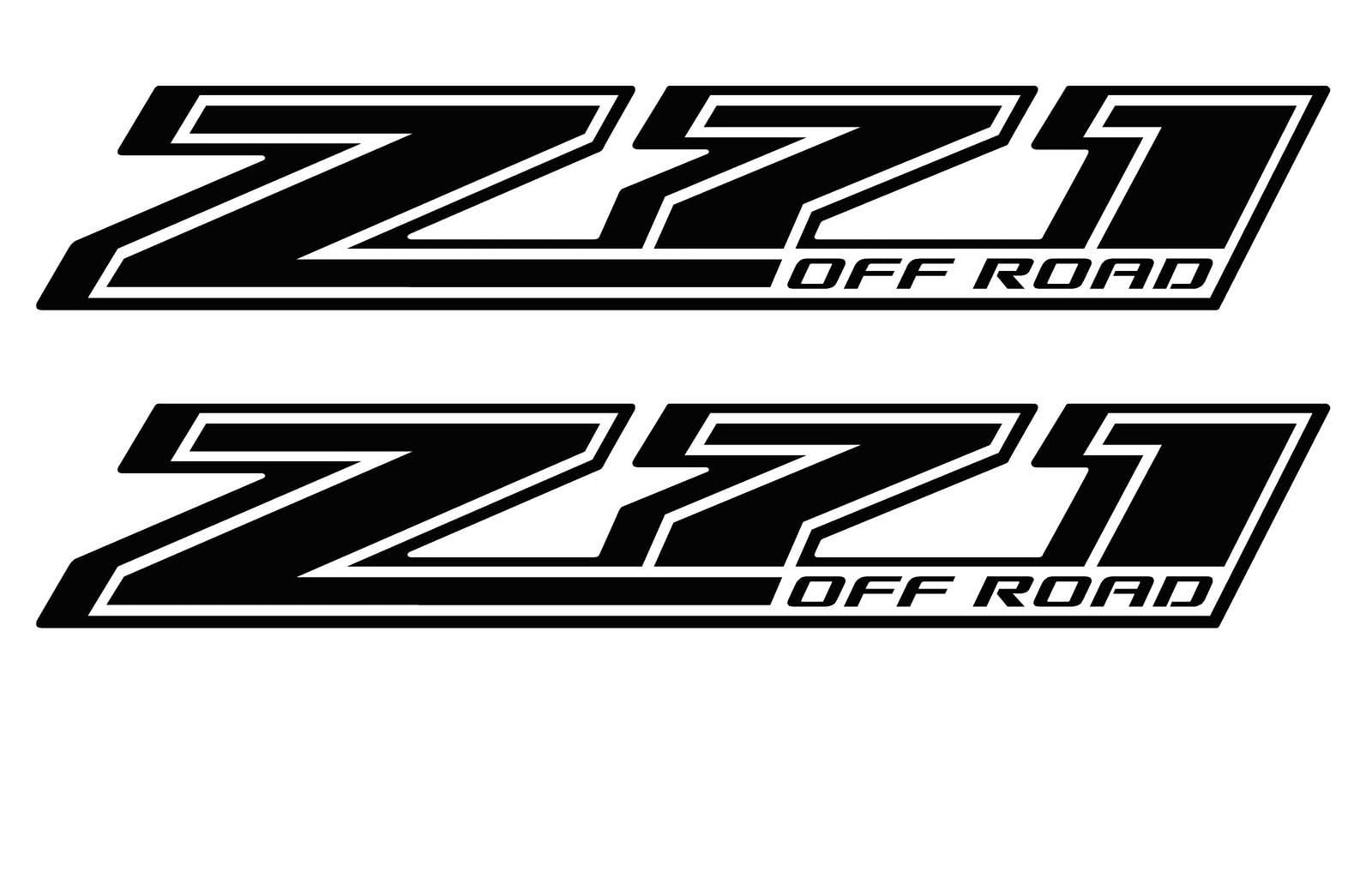 Chevy Colorado Matte Black Z71 Off Road Bedside Decals 2014-2022 Set of 2 GM …