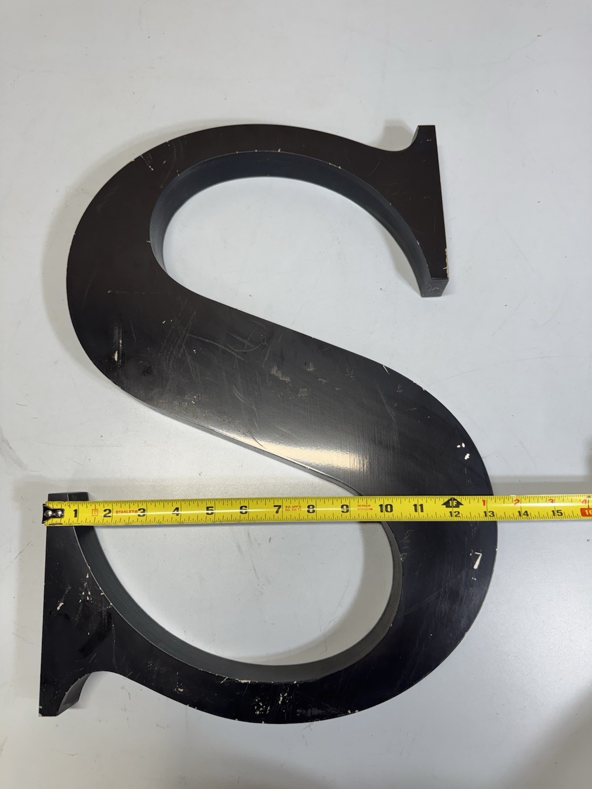 Gemini Inc 18” Cast Aluminum Architectural Letter Sign Black Commercial Letters