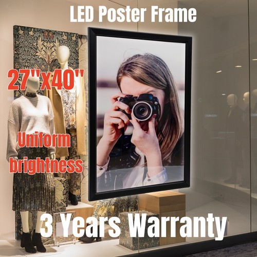 24&Prime;x33&Prime;/ 24&Prime;X36&Prime;, 27&Prime; x 40&Prime; LED Backlit Movie Poster Art Picture Frame Light Box