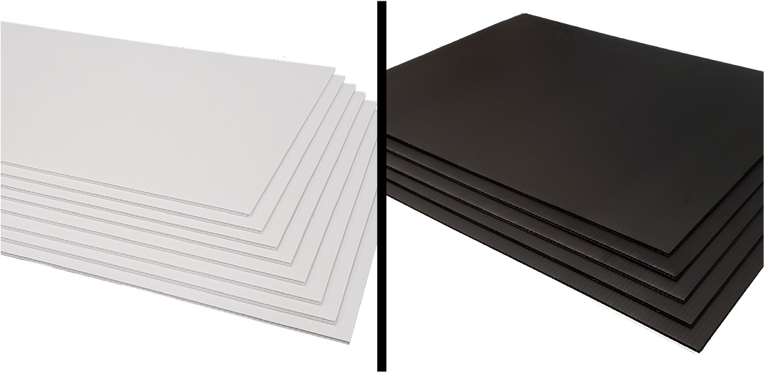 Corrugated Plastic (8Pack) Yard Sign Sheets 18&Prime;x24&Prime;x4mm Blank Sign Poster Boards