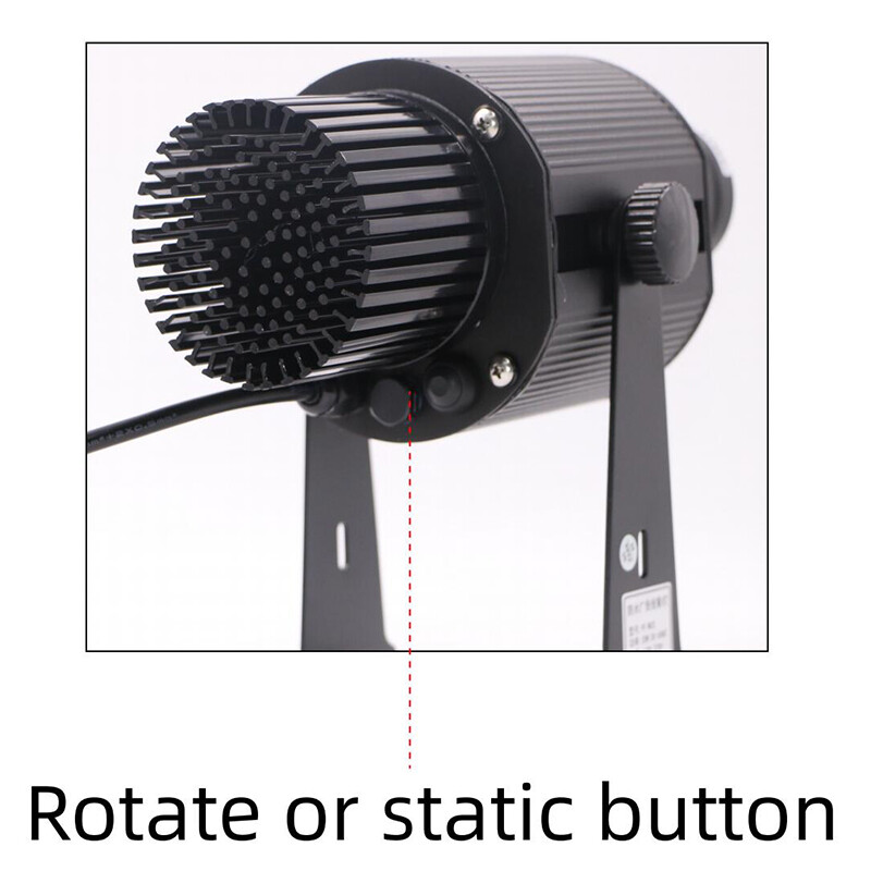 90W Gobo Light LED Logo Projector Light Outdoor Waterproof IP65 Rotating Image