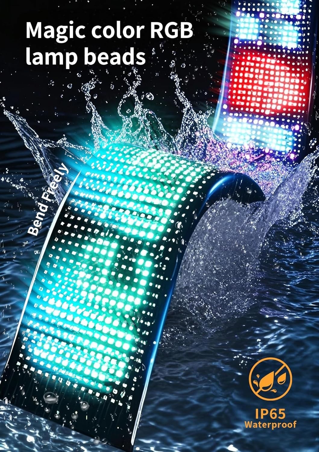 14 »x4 » Waterproof LED Custom Animation Eyes for Cars & Trucks – Remote Control