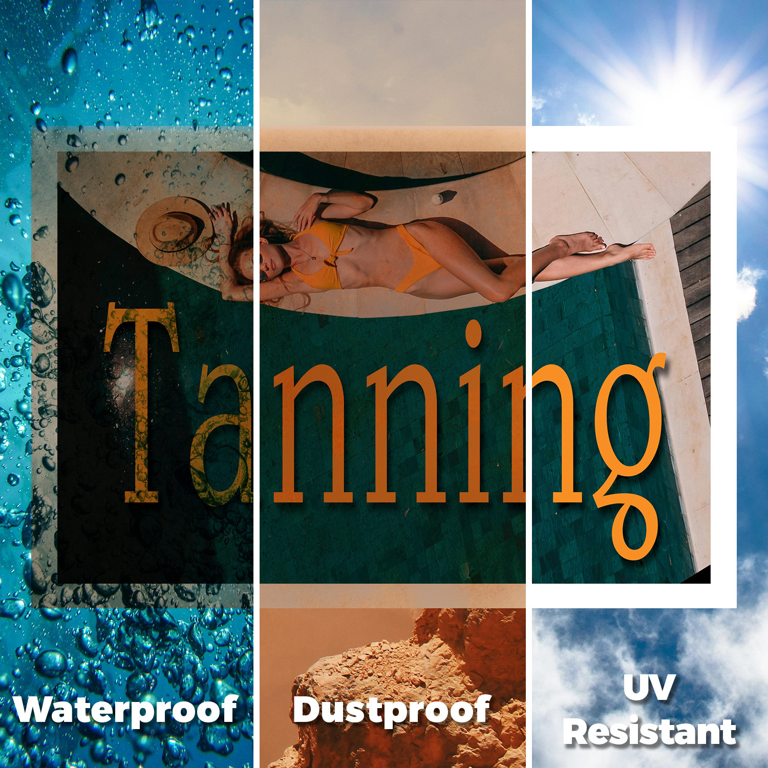 Tanning Yard Sign Beauty Services, Professional Equipment, Clear Messaging