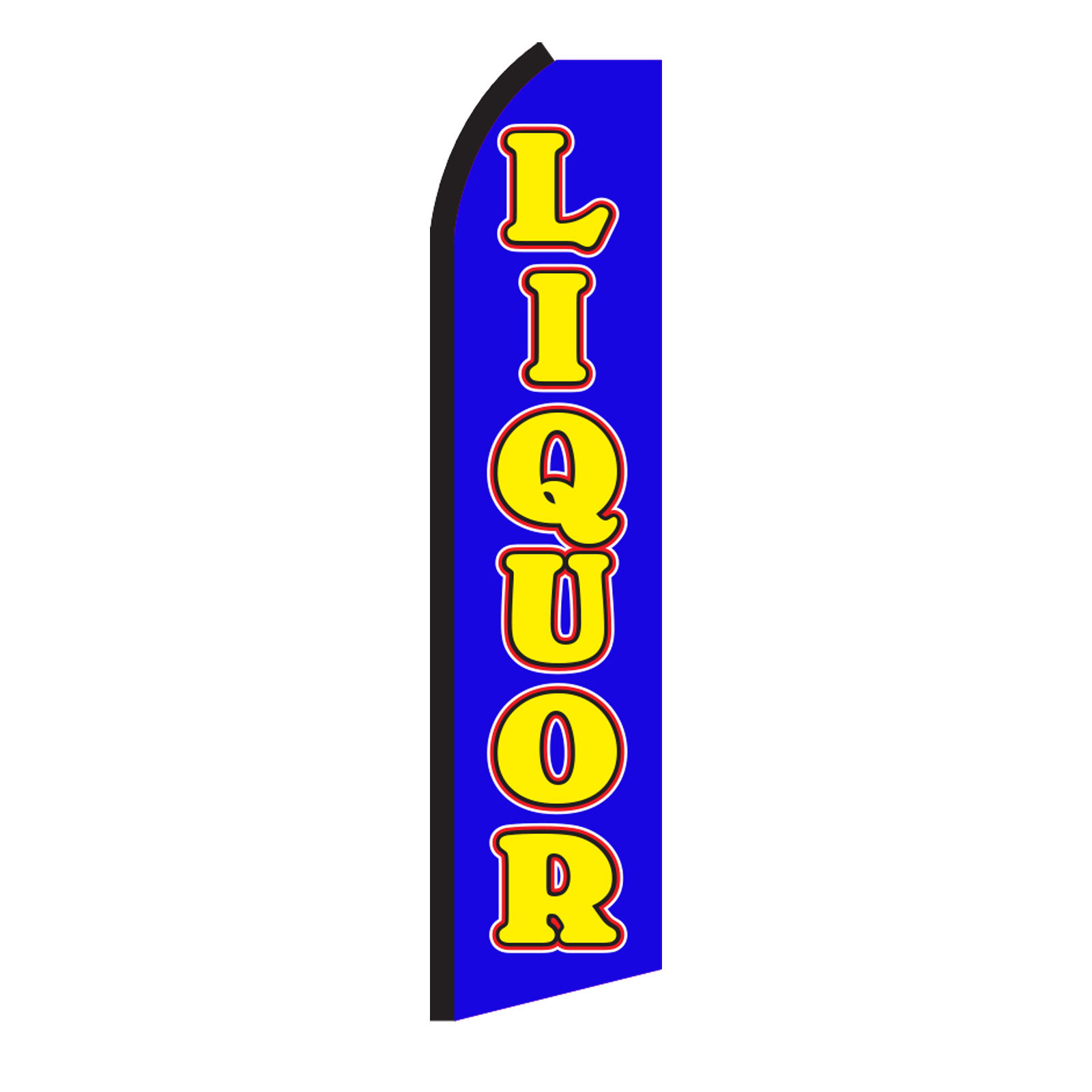 Liquor Flag Flutter Feather Banner Swooper