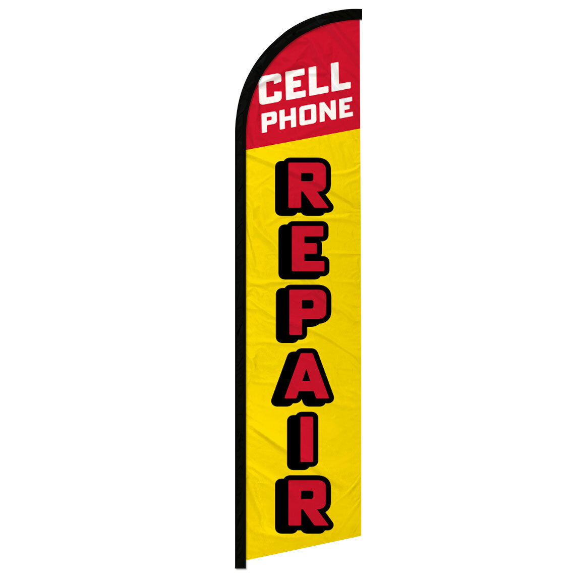 Cell Phone Repair Windless Swooper Flag YW/RD