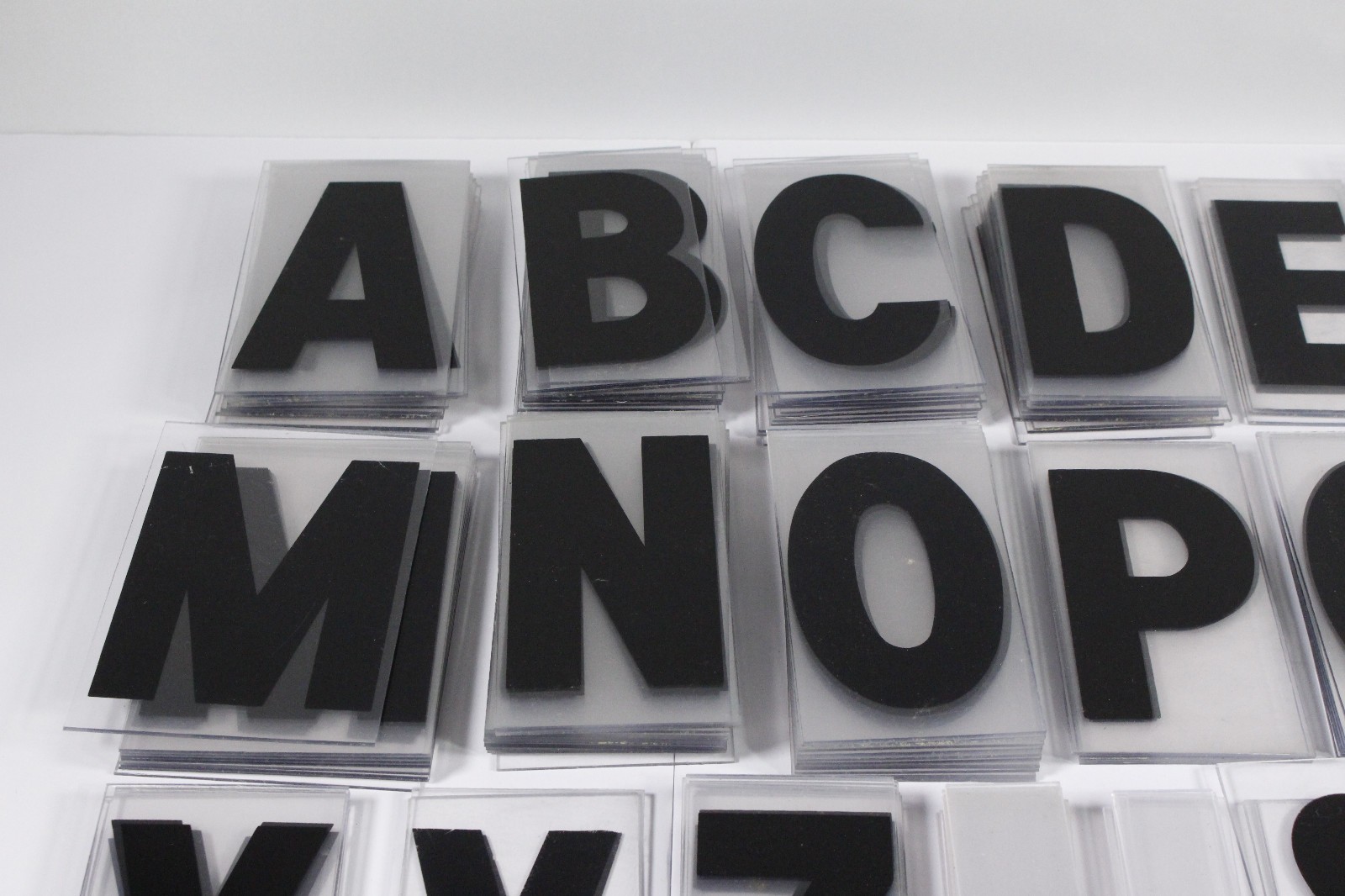 (480) Marquee Sign Letters Numbers Symbols 5&Prime; Various Width Acrylic Church