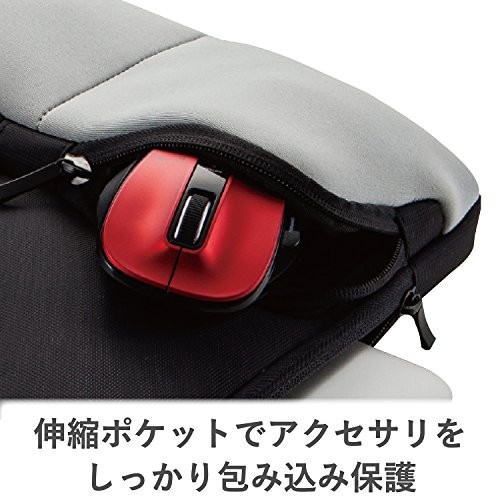 ELECOM PC Case for 13.3-inch MacBook Pro 13-inch with Accessory Pocket Black