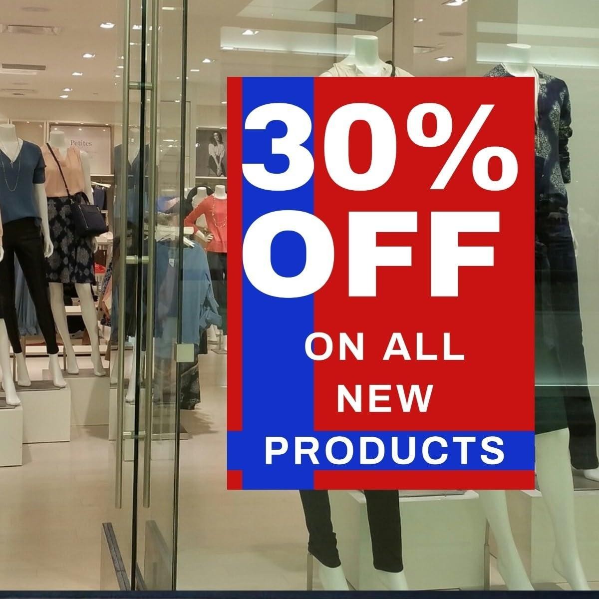30% OFF On New Products | Full Color Vertical Vinyl Display Banner with Grommets