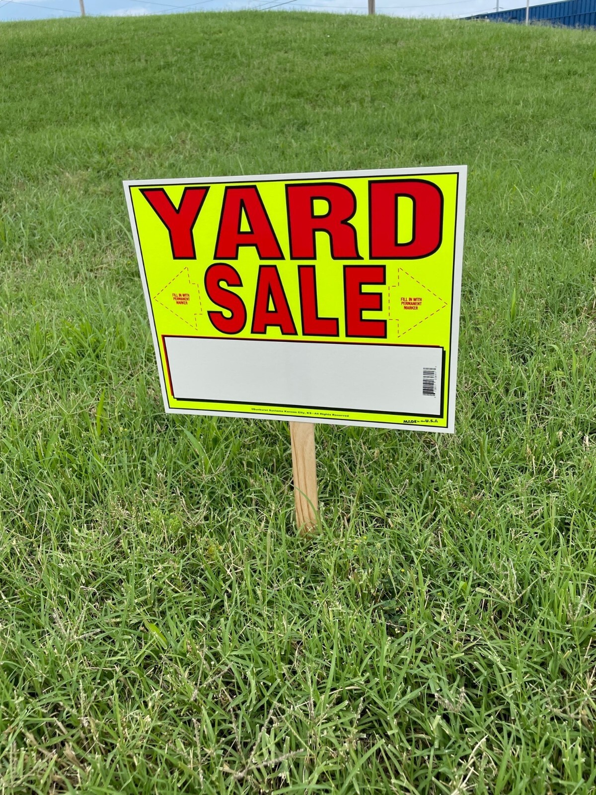 Deluxe Yard Sale Kit: 3 Yard signs, 3 Sm. signs, Lg. price labels & price tags