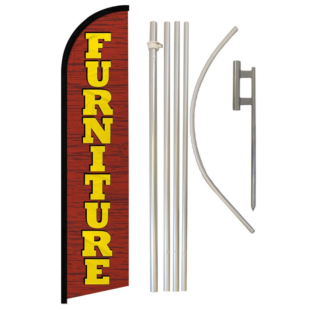Furniture Full Curve Windless Swooper Flag Pole Kit Furniture Sale
