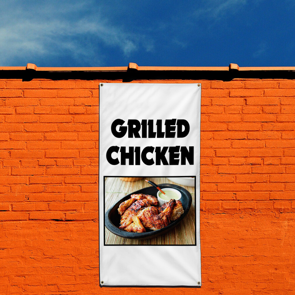 Vertical Vinyl Banner Multiple Sizes Outdoor Weatherproof Industrial Yard Signs
