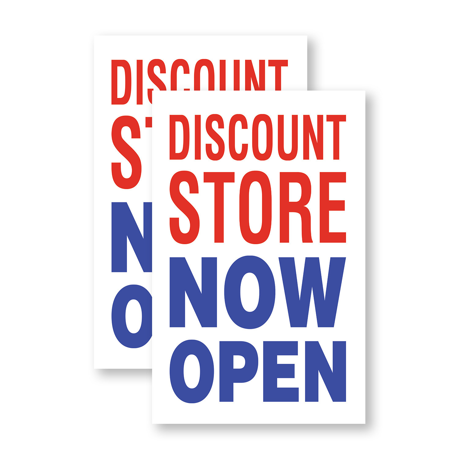 Discount Store Now Open Heavy Duty A-Frame Sidewalk Sign Affordable Shopping
