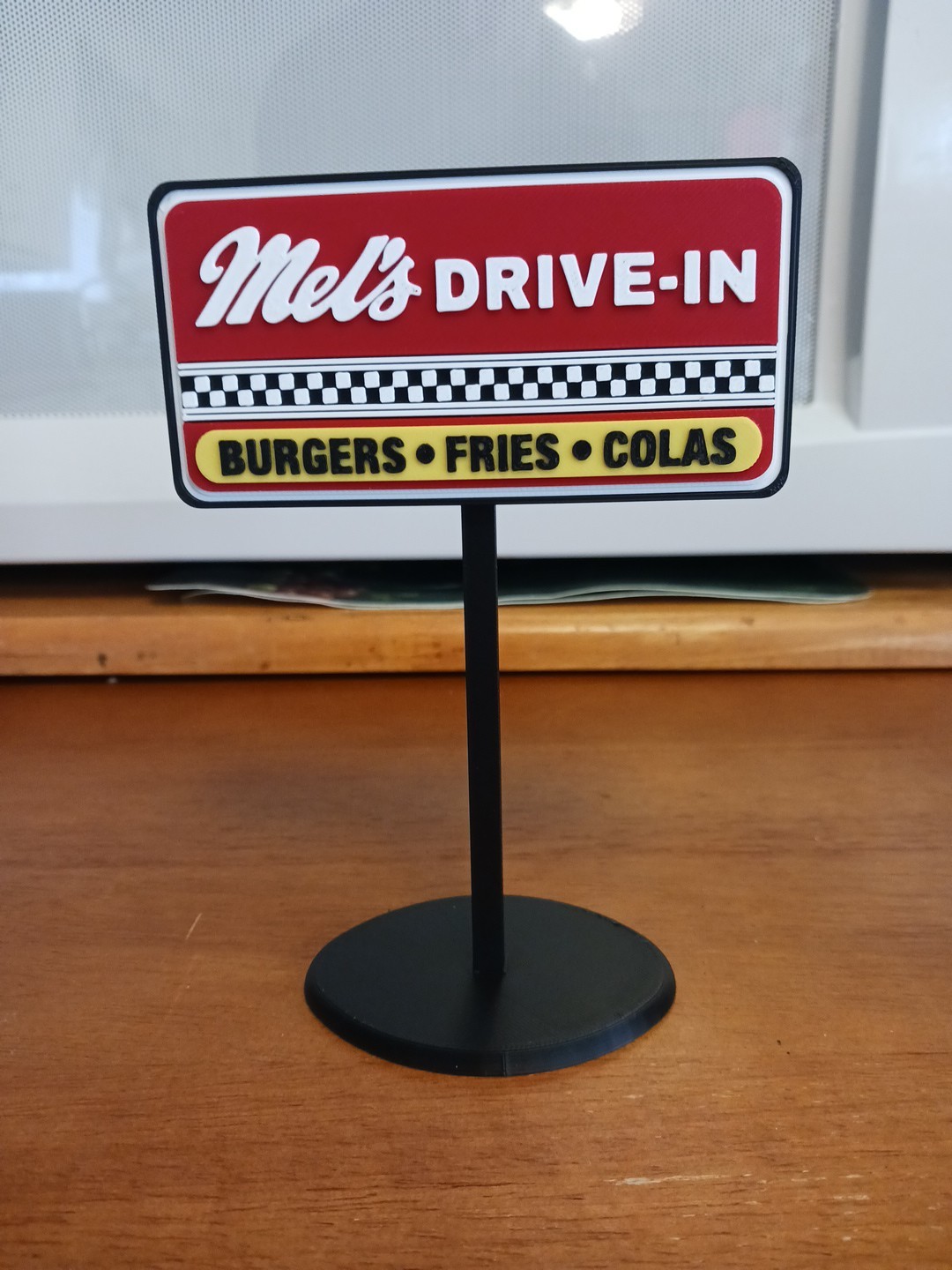 American Graffiti Mel&rsquo;s Drive In Restaurant Sign. Customizable Names. Msg Me 6&Prime;