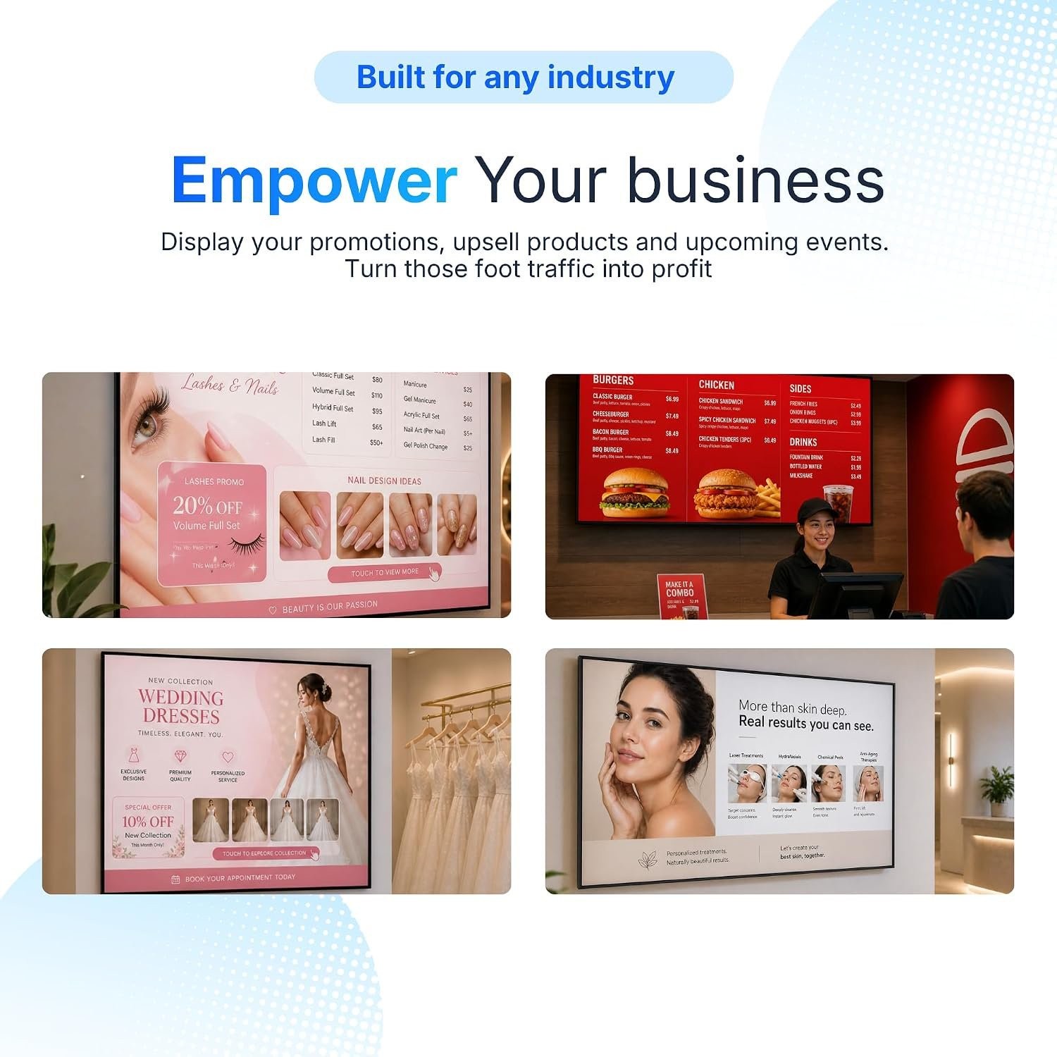 Citadel Digital Signage Display Board and Menu for Business with Offline…