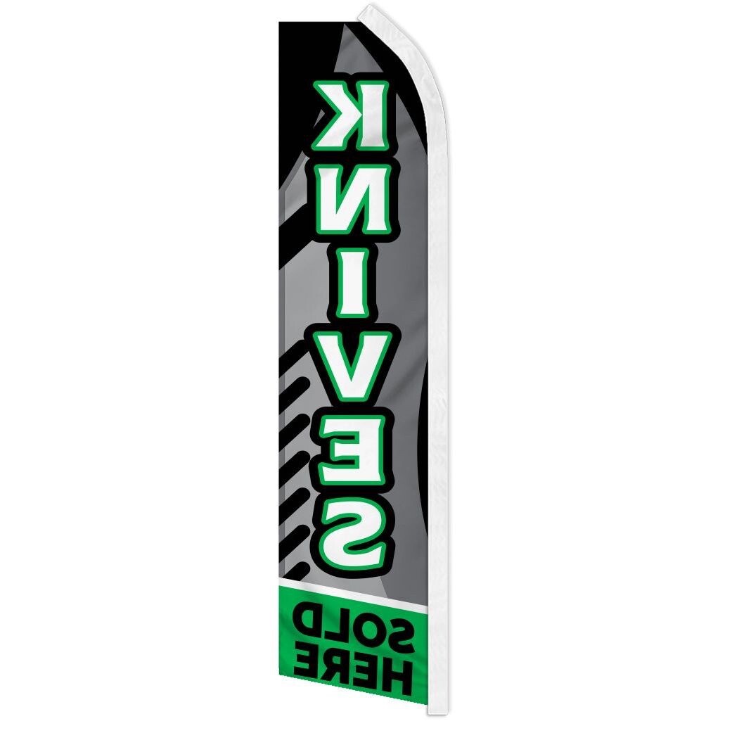 KNIVES SOLD HERE advertising super flag polyester banner *POLE NOT INCLUDED*