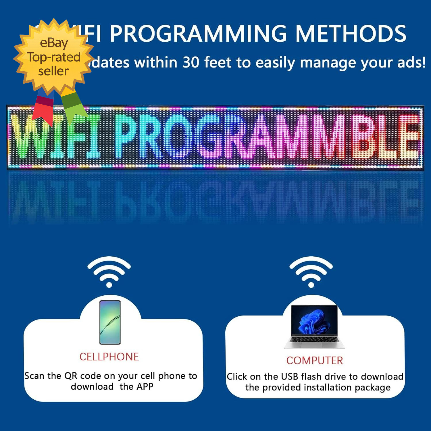 HS Programmable Led Sign Scrolling Outdoor Digital Display Screen P10 115X14….