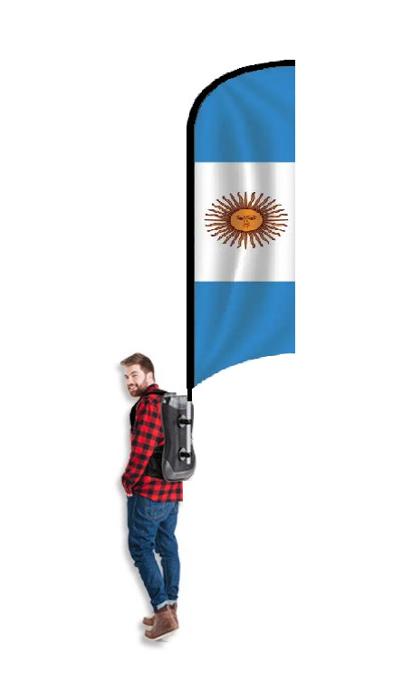 ARGENTINA BACKPACK FLAG