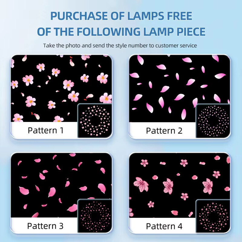 40W-600W Flower Dynamic Effect Pattern Projection Logo Gobo Projector Shop Decor