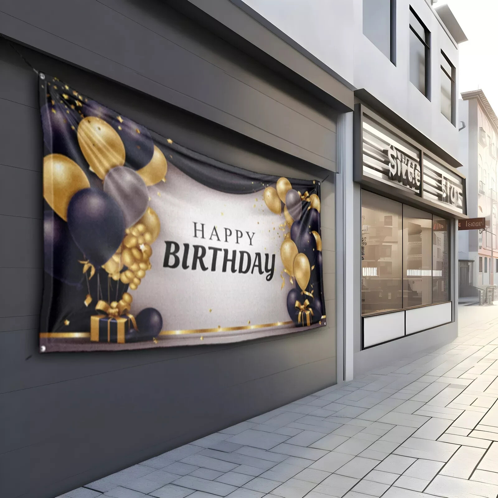 Custom Banner Display, Polyester/Vinyl, Advertising Sign, Indoor/Outdoor