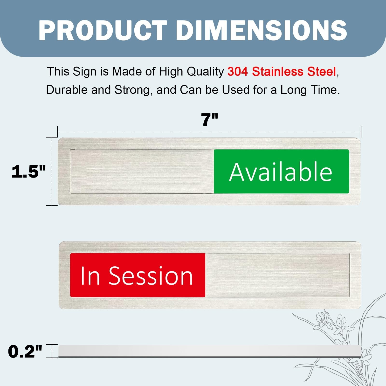 In Session or Available Sign,Vacant Occupied Sign for Home Office Hotles Hosp…