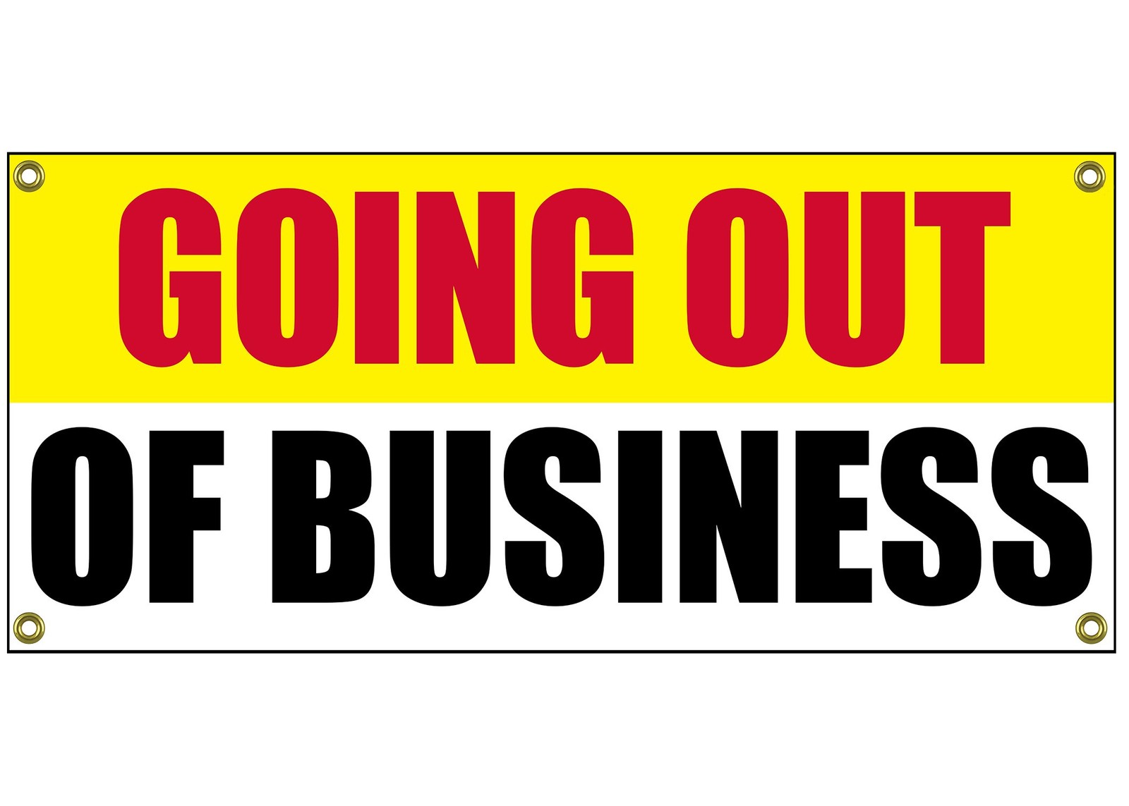 Rogue River Tactical Going Out Of Business Banner Retail Store Shop Sign 36&Prime; …