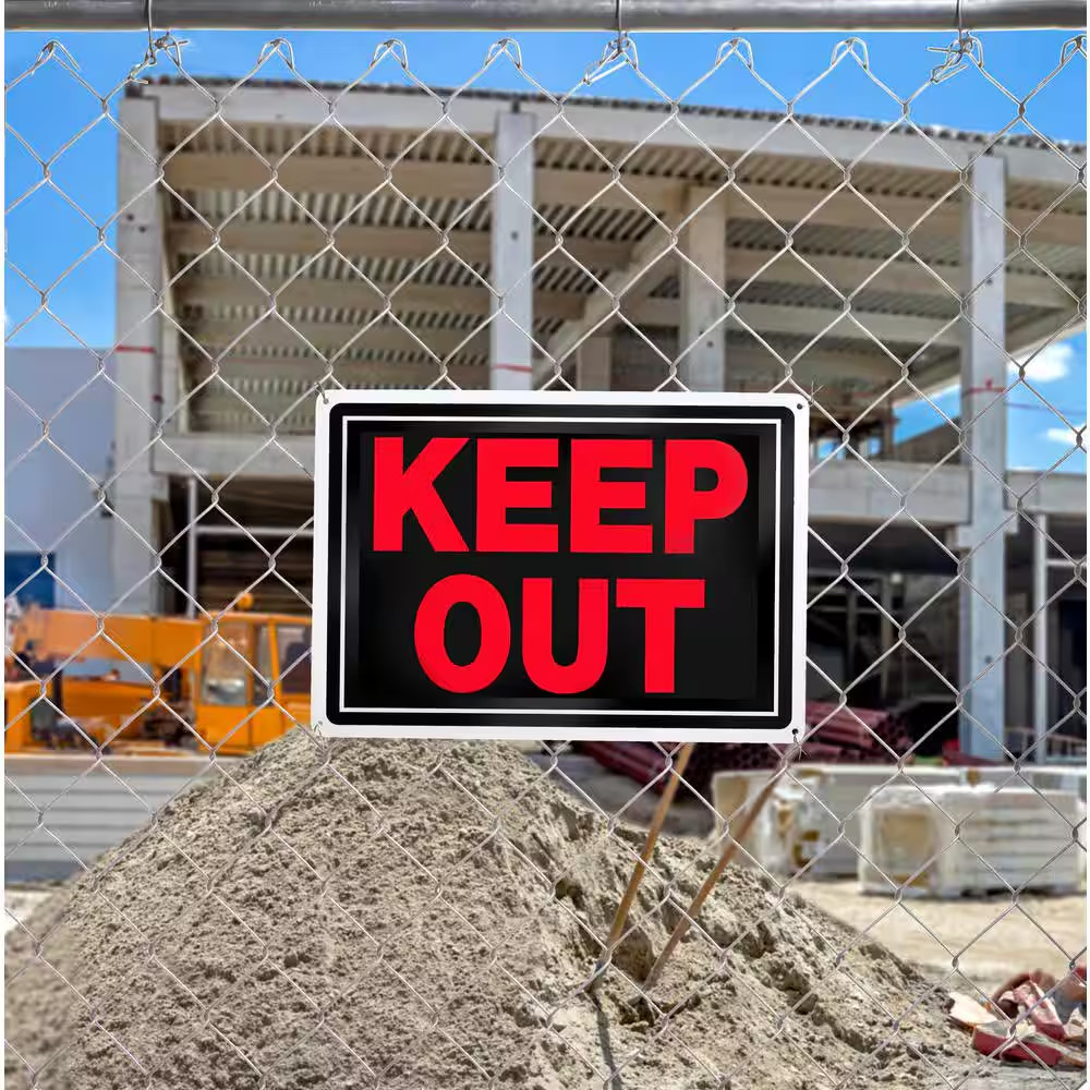 NEW 10×14 Aluminum « Keep Out » Sign Bold, Weatherproof Ideal for Private Property