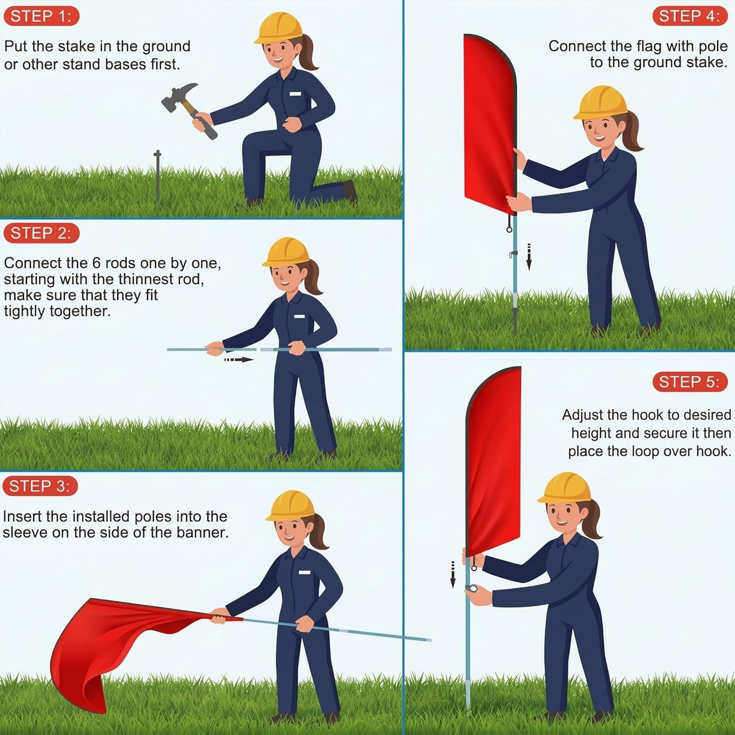 Durable 7ft Slushies Feather Flag Banner with Poles – Eye-catching Store Sign