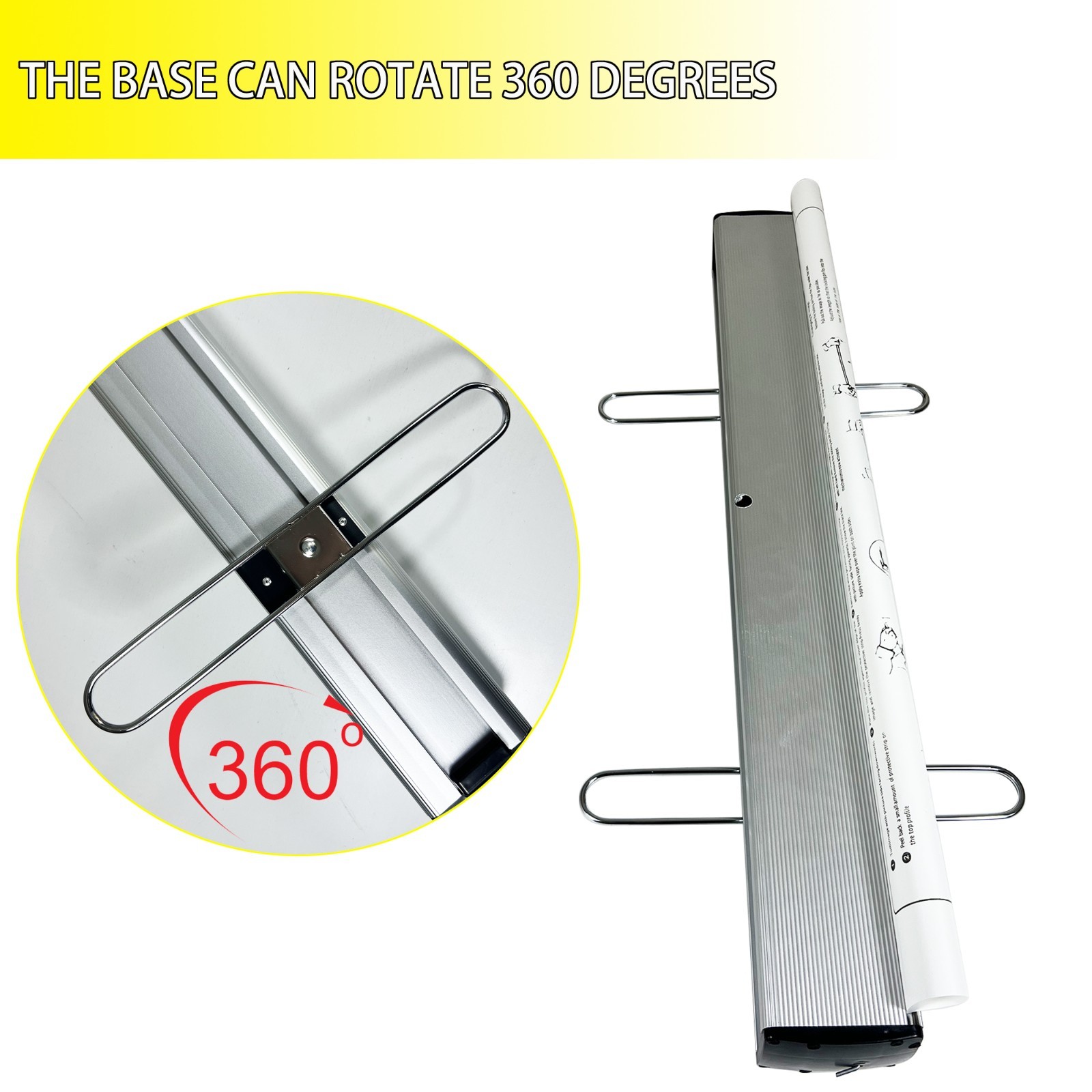 Retractable Banner Stand with Padded Bag 24&Prime; 31.5&Prime; 33.5&Prime;36&Prime;40&Prime;48&Prime;60&Prime;x72~80&Prime;
