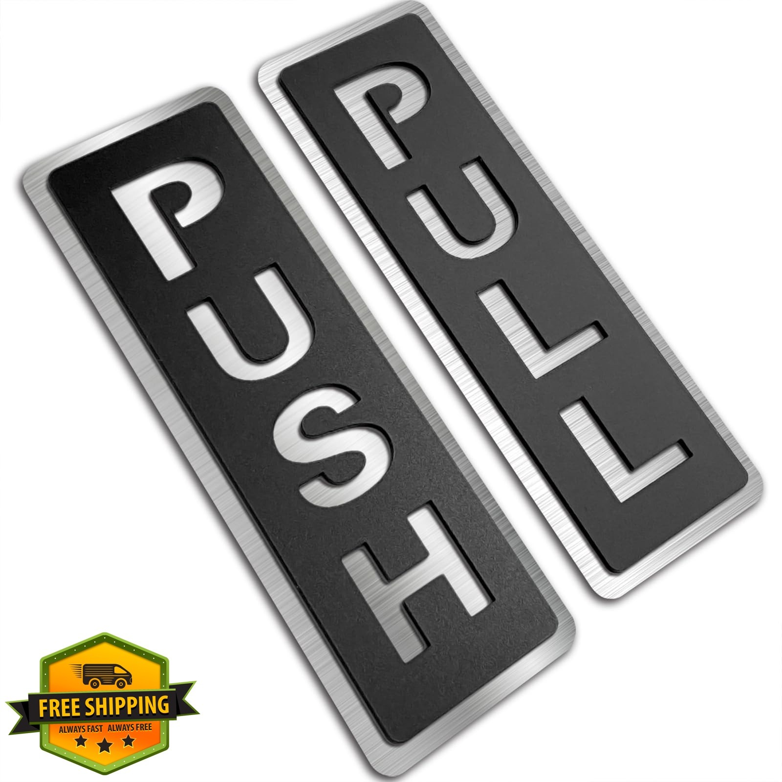 LEMBANG Push Pull Door Sign, Vertical,Double Layer Acrylic,Three-Dimensional,…