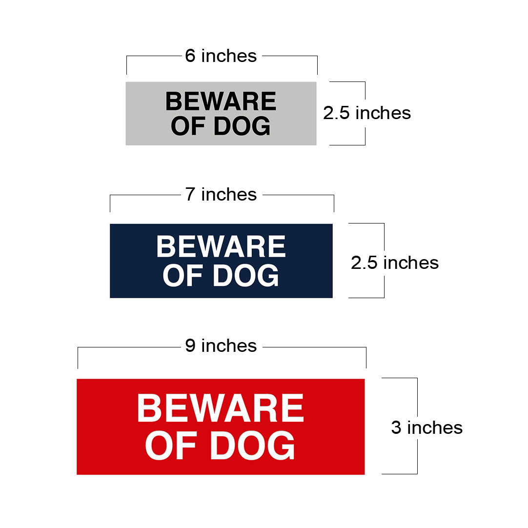 Basic Beware Of Dog Sign