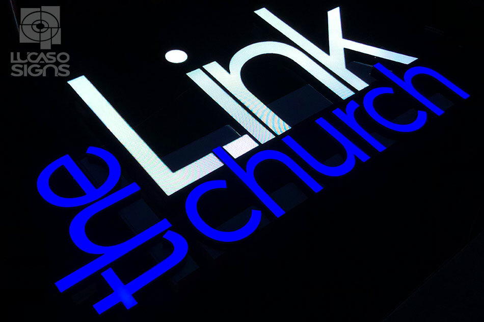 Storefront custom Illuminated Signs led letters translucent Channel Letters