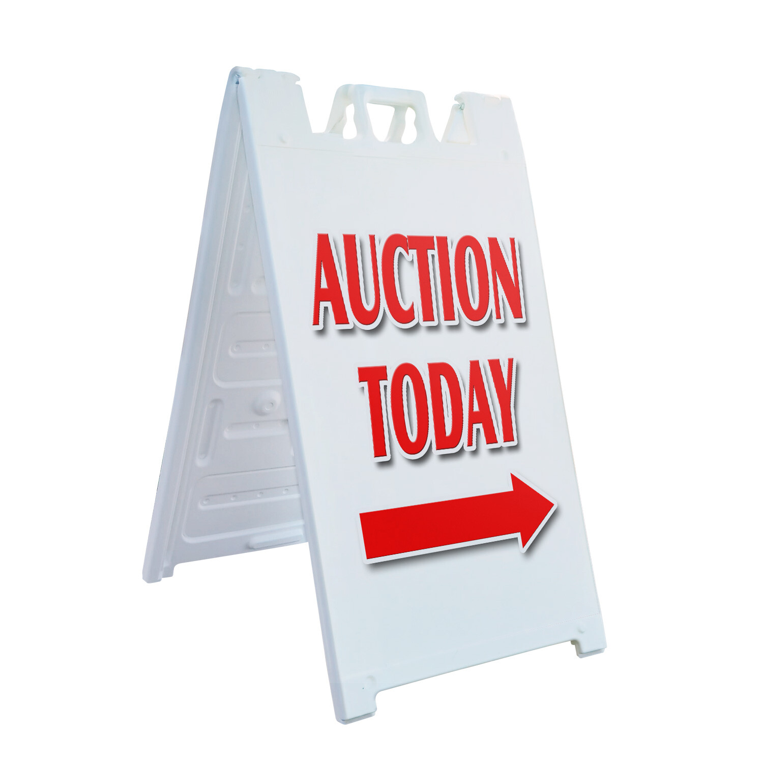 A-frame Sidewalk Auction Today With Arrow 24&Prime; x 36&Prime; Double Sided A-Frame Sidewal