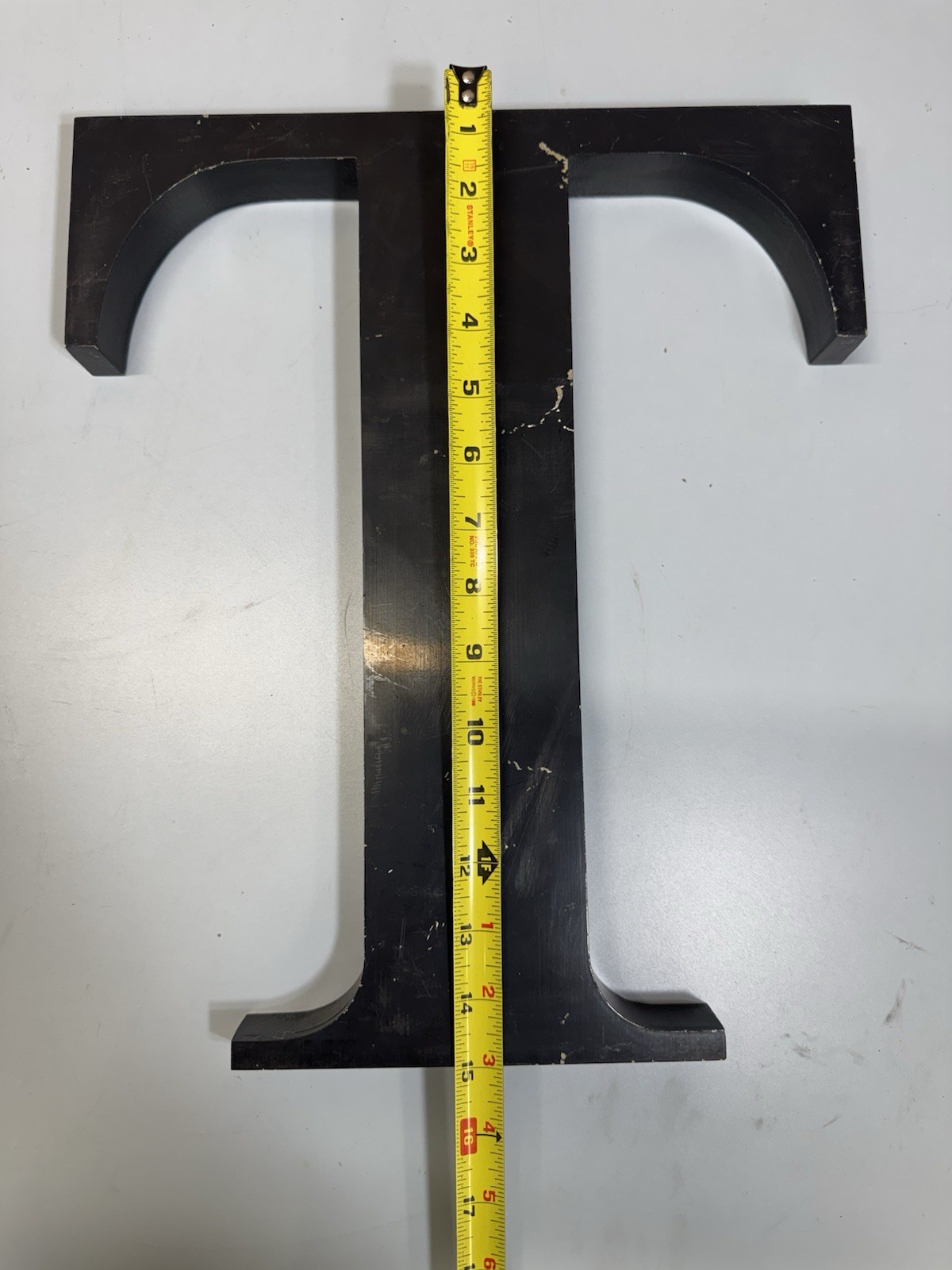 Gemini Inc 15” Cast Aluminum Architectural Letter Sign Black Commercial Letters