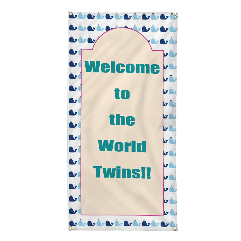 Vertical Vinyl Banner Multiple Sizes Outdoor Weatherproof Industrial Yard Signs
