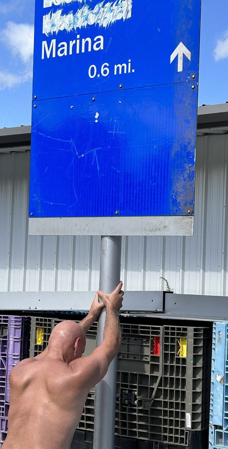 Aluminum SIGN & Pole sign, Decorative, Large